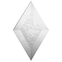 3" x 5" Diamond Glue Chip Bevel