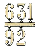 3/4" Gold Stick-On 4-Number Clock Numerals