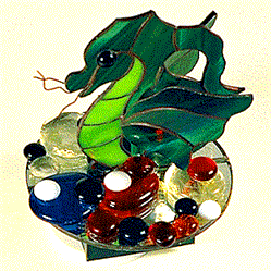 W-D Stained Glass Dragon Music Box Kit