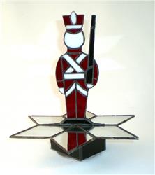 W-D Stained Glass Toy Soldier Music Box Kit