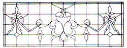 WP-34 Victorian Stained Glass Window Pattern