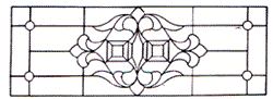 WP-57 Victorian Stained Glass Window Pattern