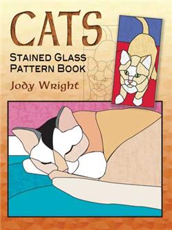 Cats Stained Glass Pattern Book