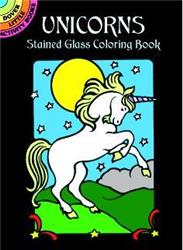 Unicorns Stained Glass Coloring Book (Pocket-Sized)