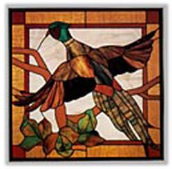 Carolyn Kyle Stained Glass Pattern - Pheasant in Flight (CKE-26)