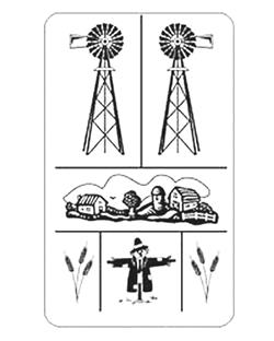 Rub 'N' Etch Farmland