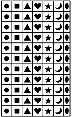 Rub 'n' Etch Geometric Shapes