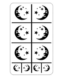 Rub 'N' Etch Man in Moon