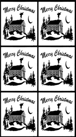 Rub 'N' Etch Christmas