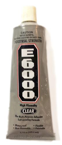 E6000 Adhesive, 3.7 oz tube