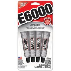 E6000 Adhesive, 0.18 oz (4-pack)