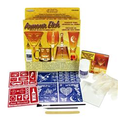 Armour Deluxe Glass Etching Kit (incl. Over 'n' Over stencils)