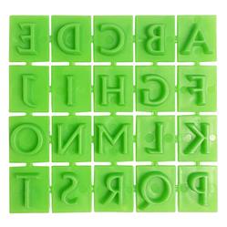 Double-Sided Alphabet and Numeric Stone Stamps