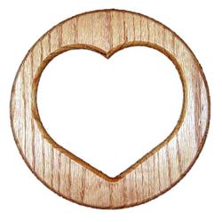 Wooden Heart Frame
