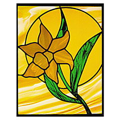 Carolyn Kyle Stained Glass Pattern - Sunny Daffodil (CKE-30)