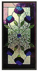 Carolyn Kyle Stained Glass Pattern - Formal Flower (CKE-52)
