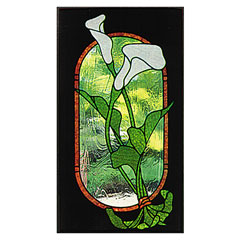 Carolyn Kyle Stained Glass Pattern - Calla Lily (CKE-93)