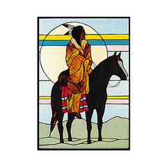 Carolyn Kyle Stained Glass Pattern - Cheyenne Winter (CKE-107)