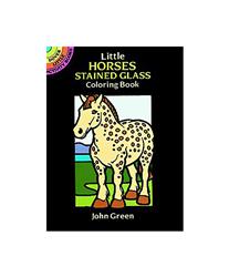 Little Horses Stained Glass Coloring Book (Pocket-Sized)