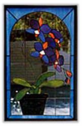 Carolyn Kyle Stained Glass Pattern -  Orchid (CKE-82)