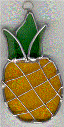Pensive Pineapple Stained Glass Suncatcher Kit