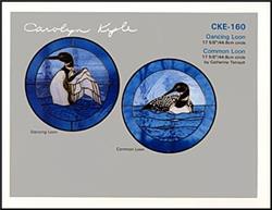 Carolyn Kyle Stained Glass Pattern - Dancing Loon (CKE-160)