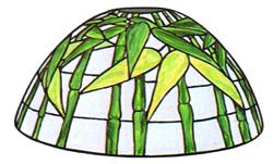 Glass Package for Bamboo 20" Globe Lampshade Pattern #6264
