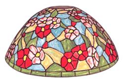 16" Globe Apple Blosson Stained Glass Lampshade Pattern