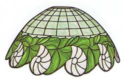 16" Globe Snail Stained Glass Lampshade Pattern
